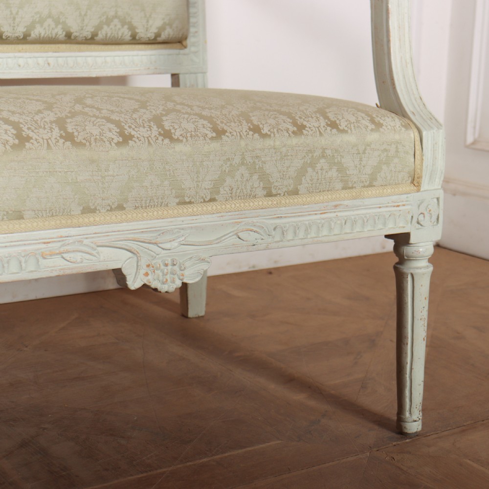 19th Century Swedish Carved Bench View V