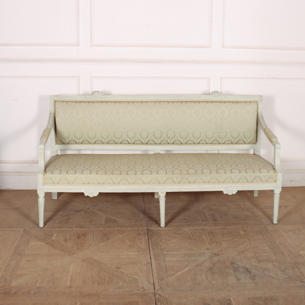 19th Century Swedish Carved Bench View XIV