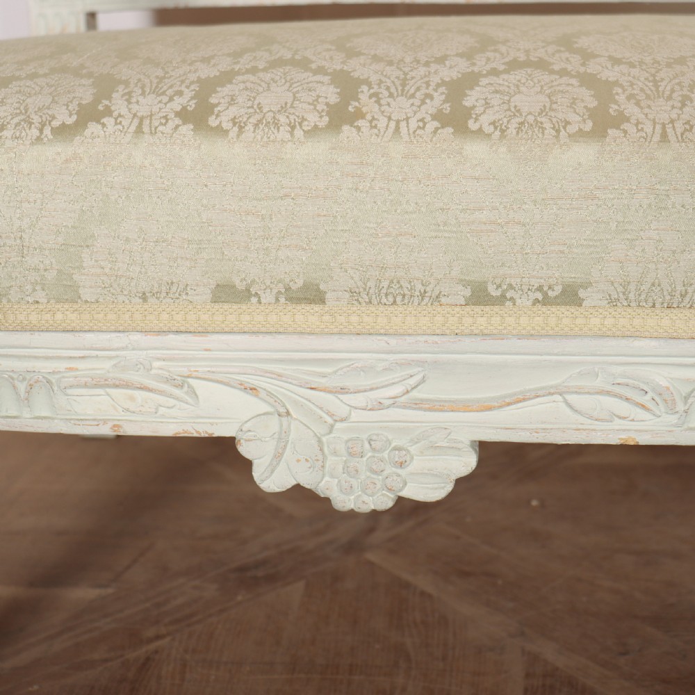 19th Century Swedish Carved Bench View XV