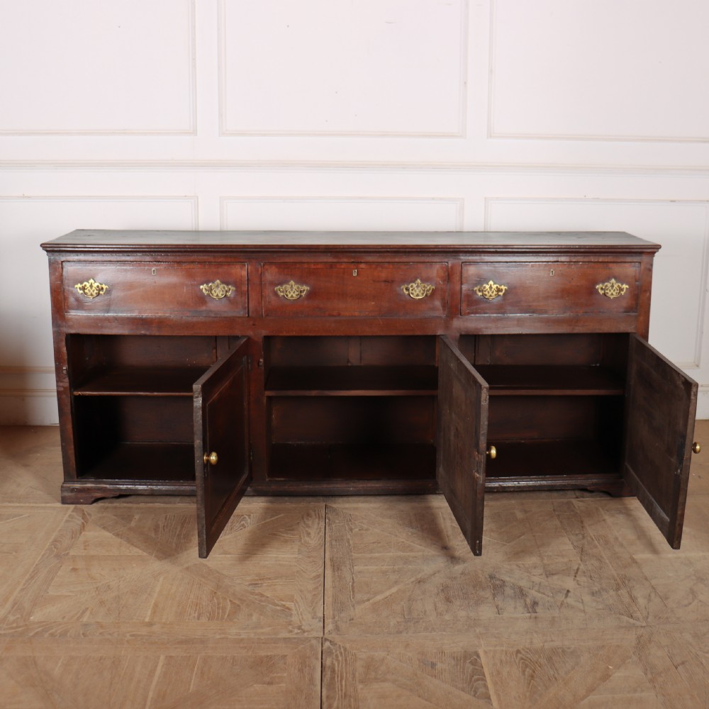 English Oak Dresser Base View XII