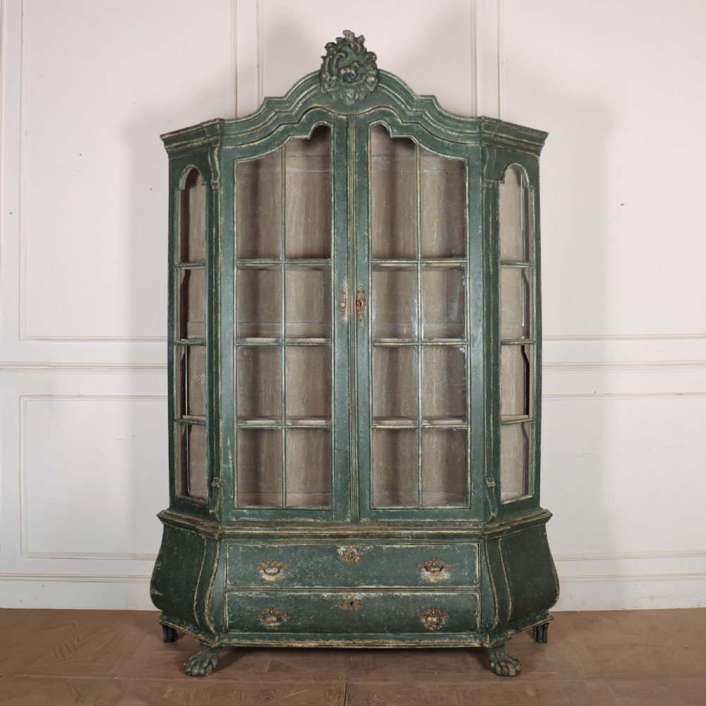 Dutch Painted Vitrine