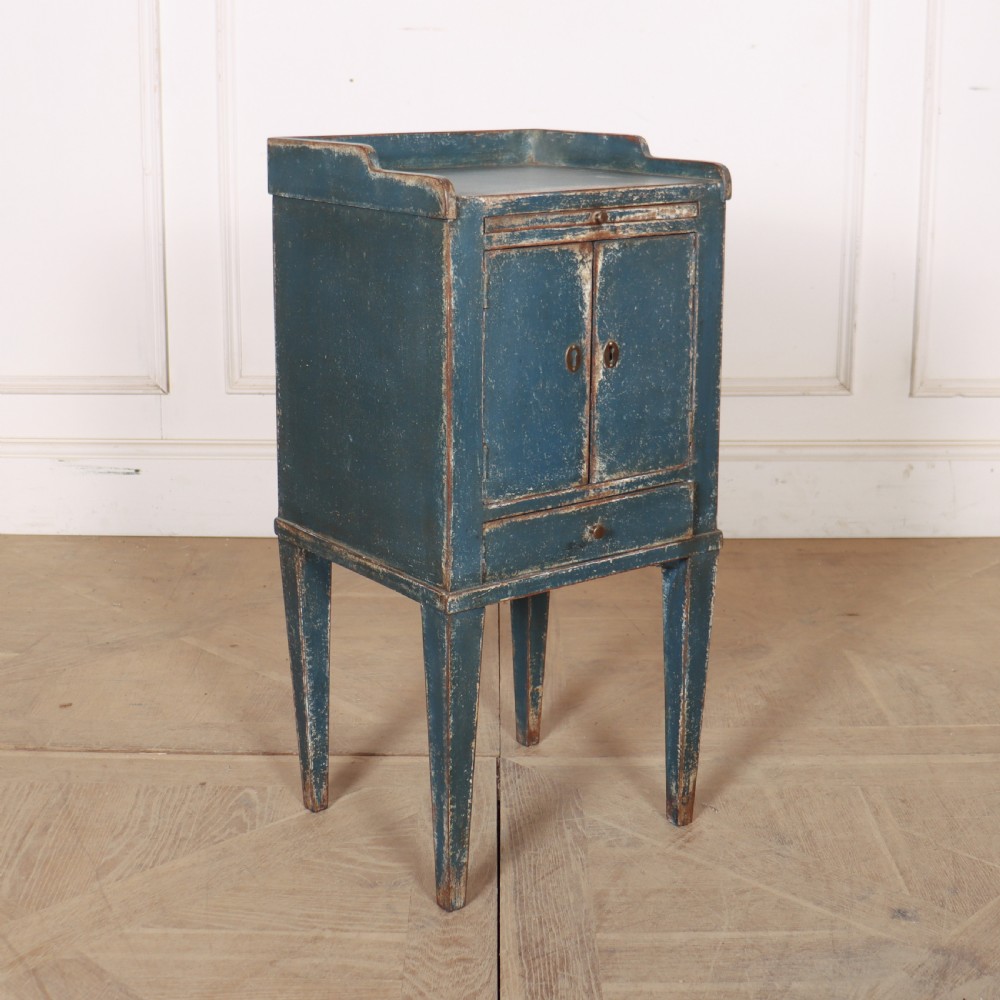 Swedish Painted Bedside Cabinet
