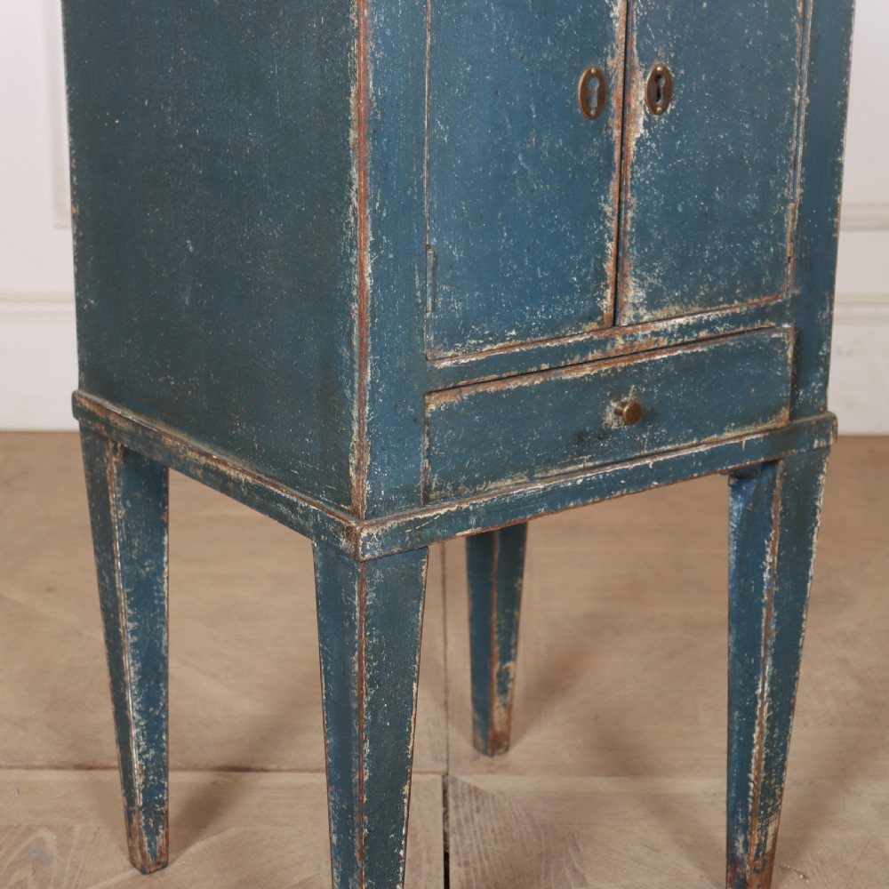 Swedish Painted Bedside Cabinet View III