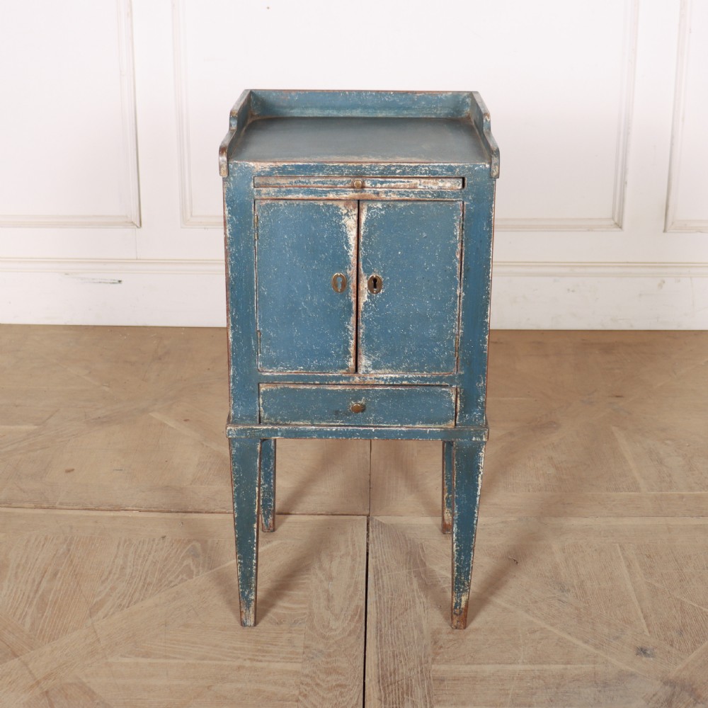 Swedish Painted Bedside Cabinet View IV