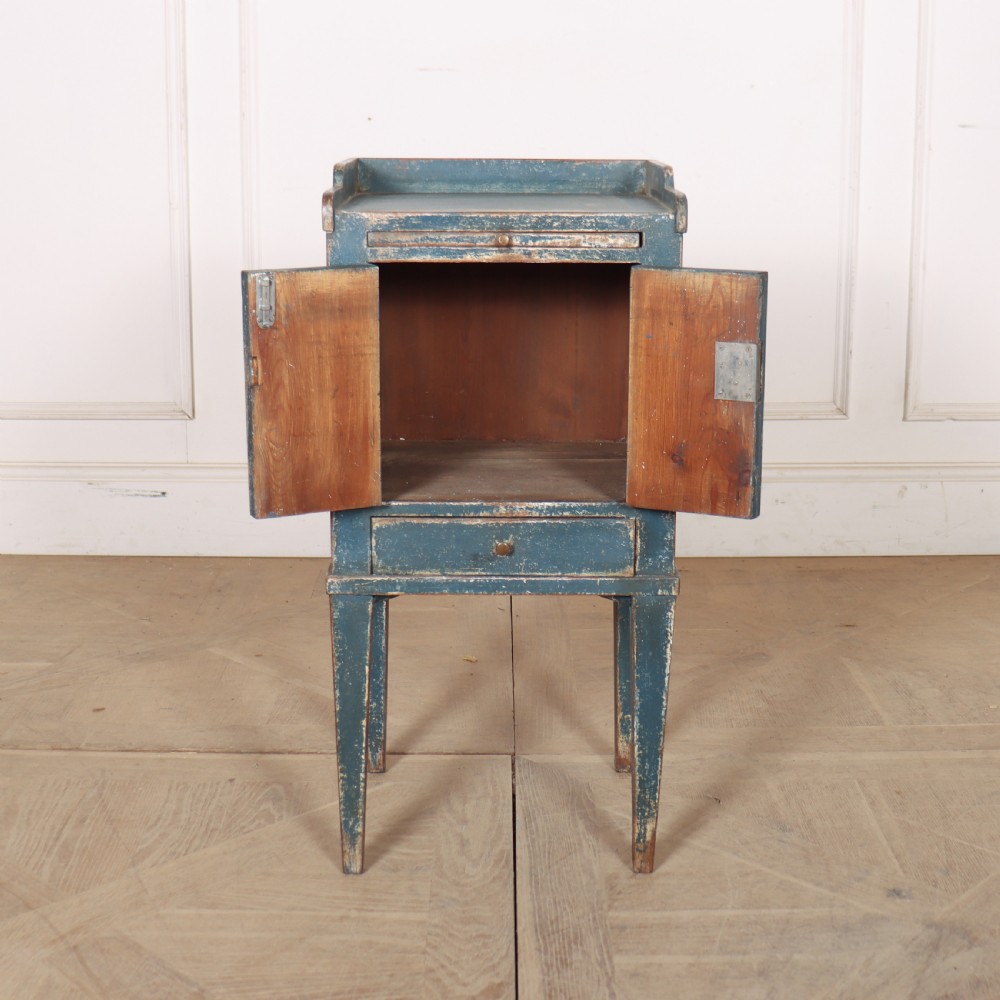 Swedish Painted Bedside Cabinet View V