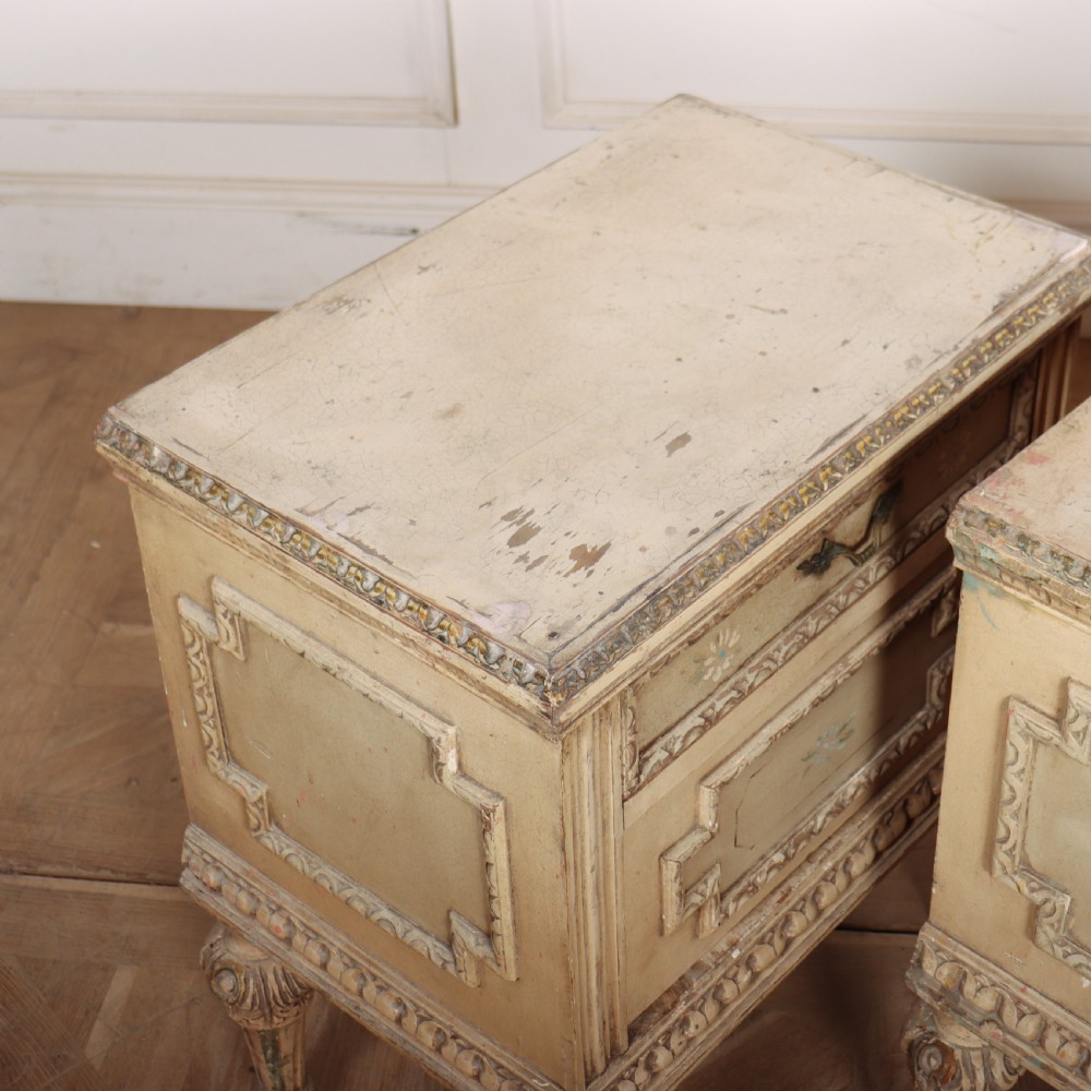 Pair of Italian Bedside Cabinets View XI