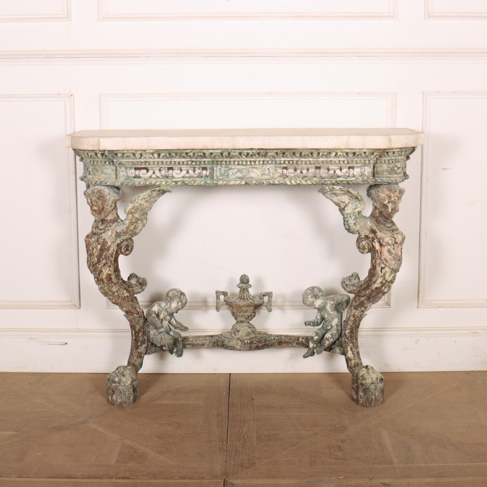 Carved Italian Console Table