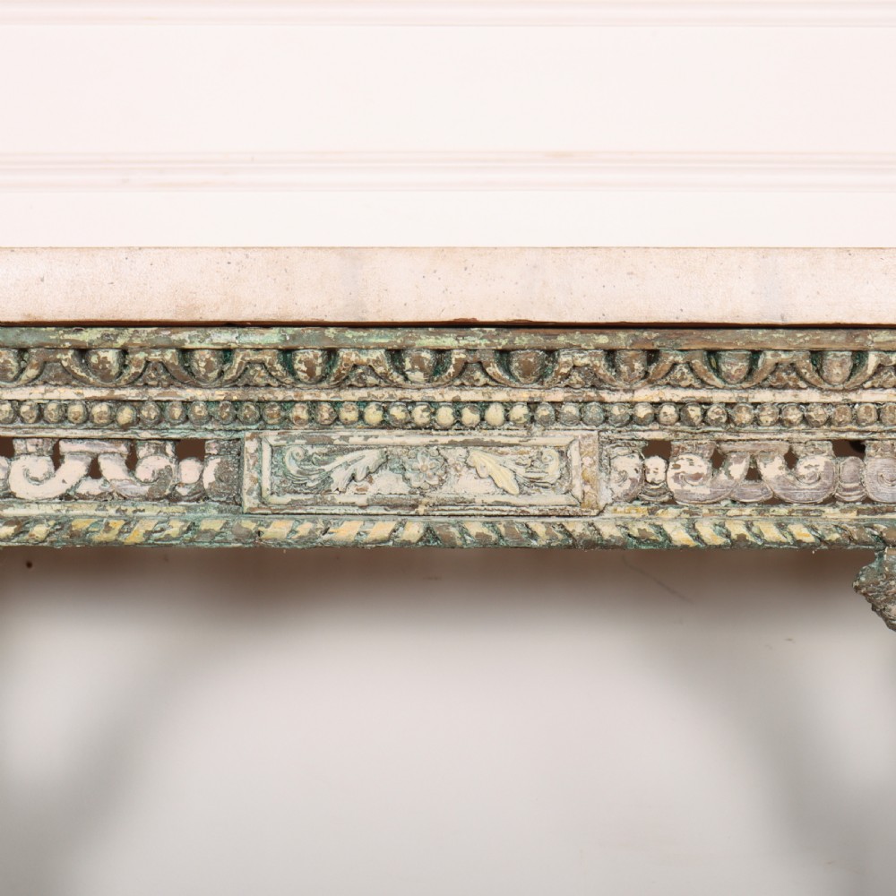 Carved Italian Console Table View VII