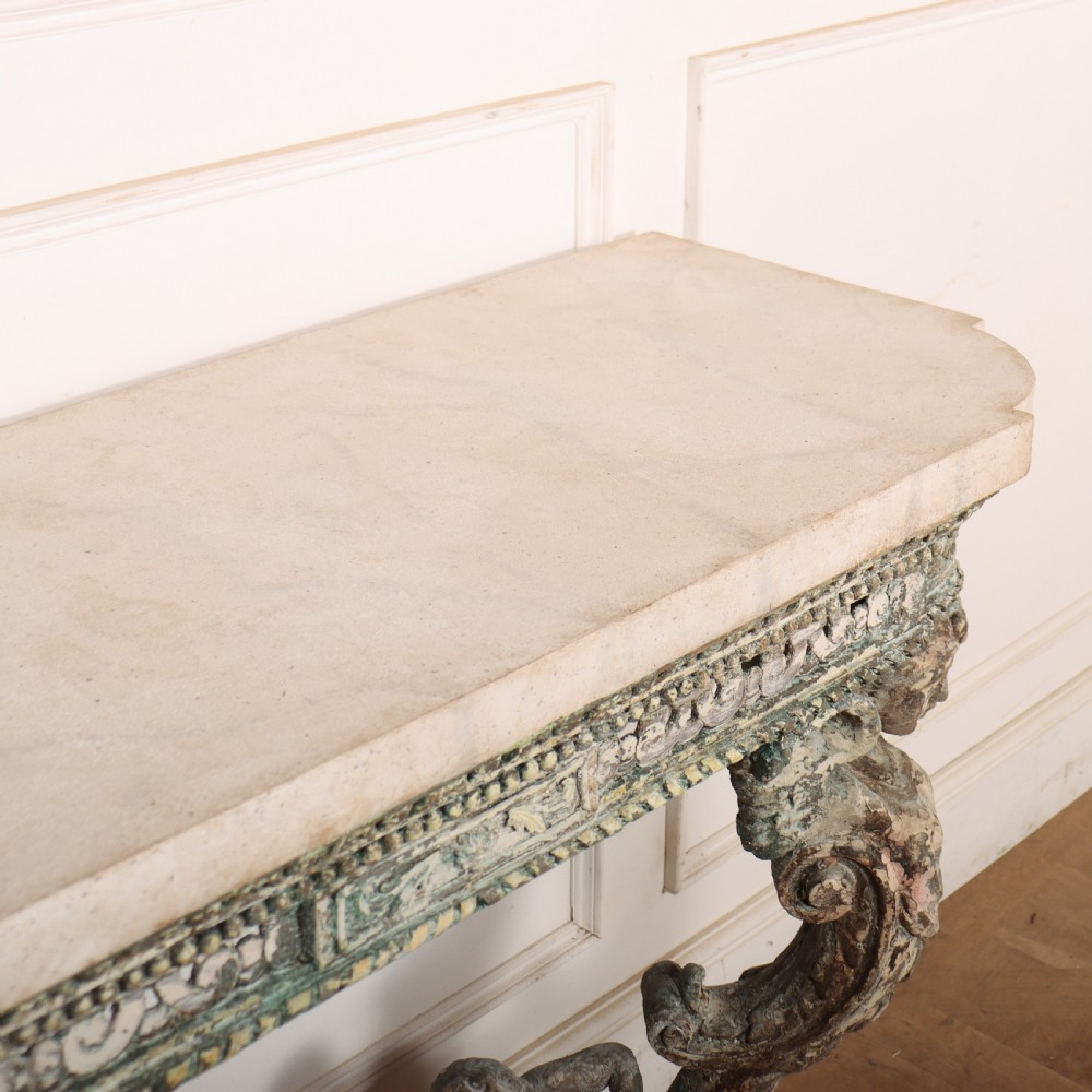 Carved Italian Console Table View XI