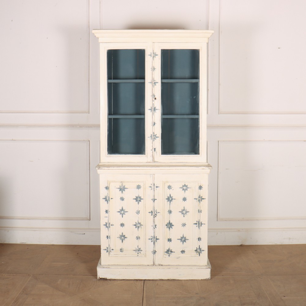 19th Century English Painted Bookcase
