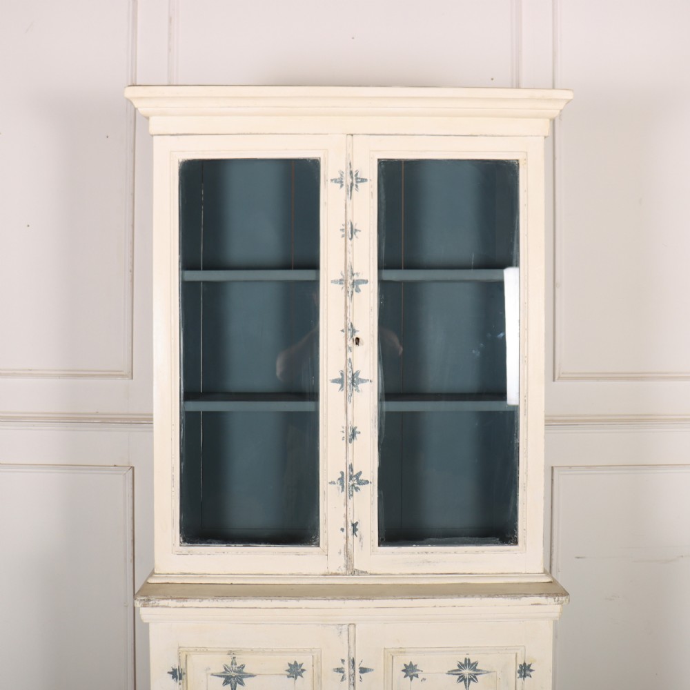 19th Century English Painted Bookcase View III
