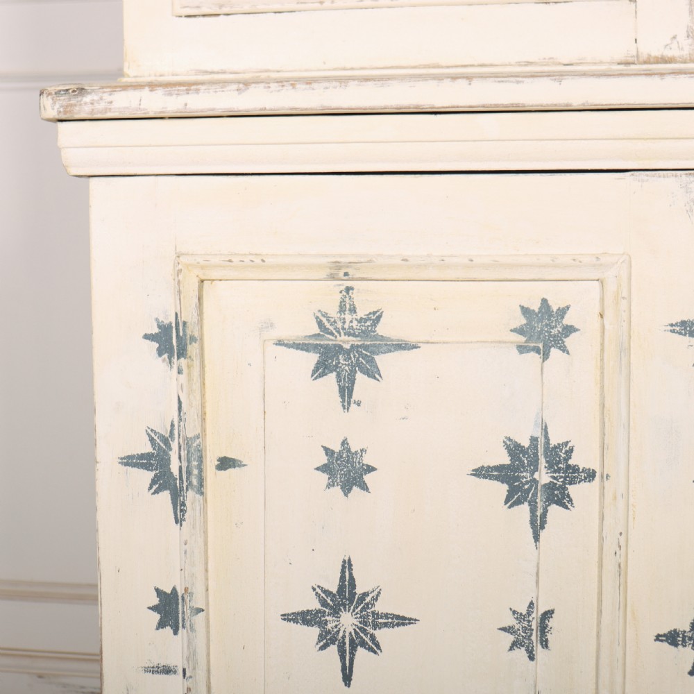 19th Century English Painted Bookcase View VII