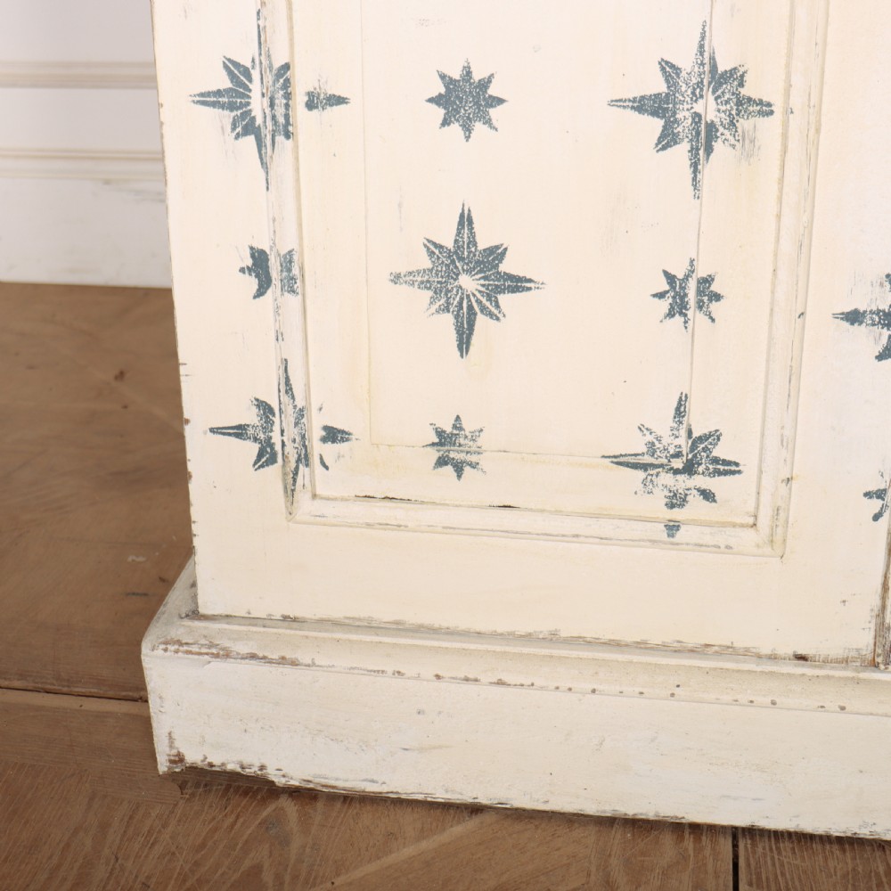 19th Century English Painted Bookcase View VIII