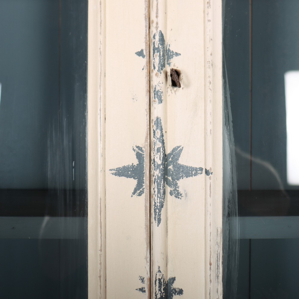 19th Century English Painted Bookcase View IX