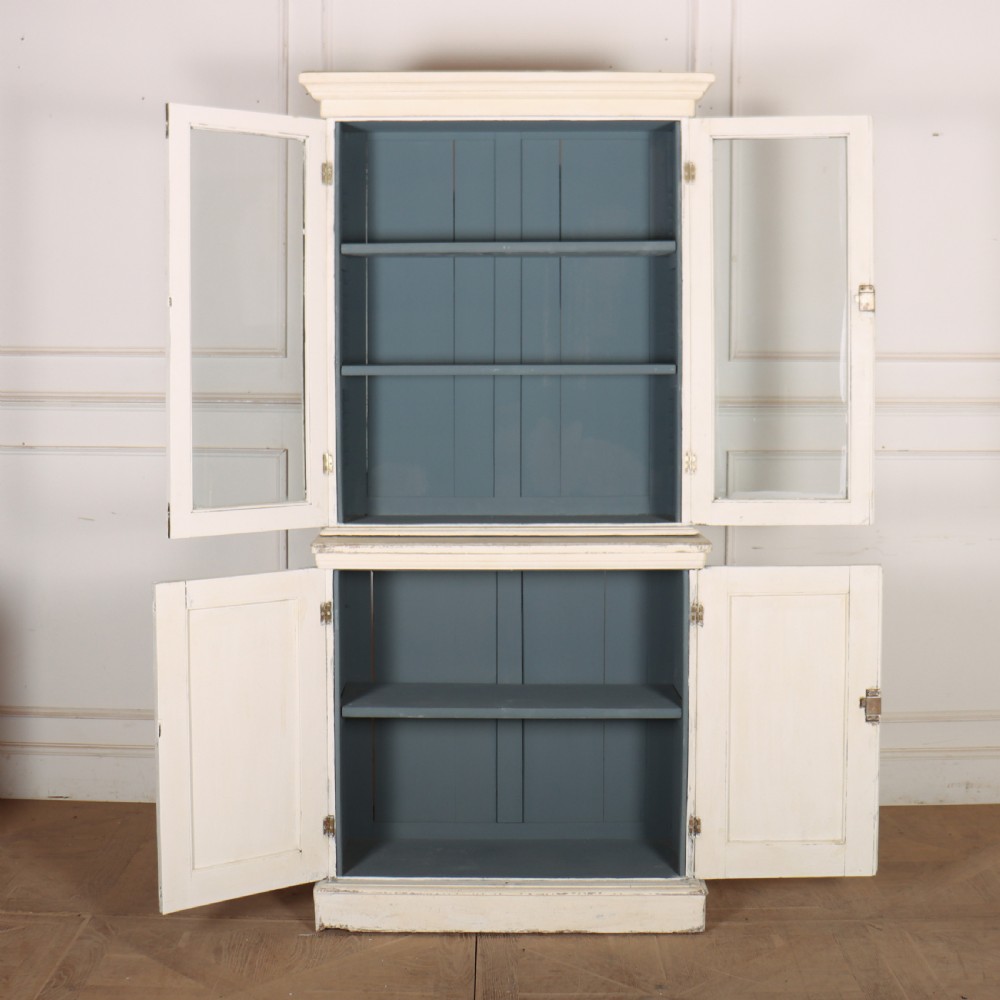 19th Century English Painted Bookcase View XI