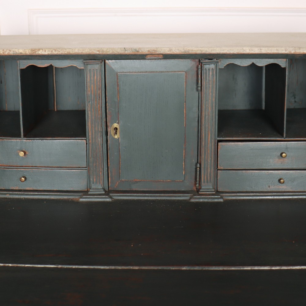 English Painted Bureau View IV