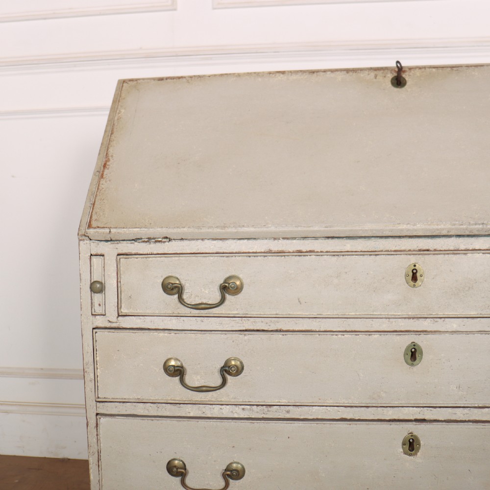 English Painted Bureau View VIII