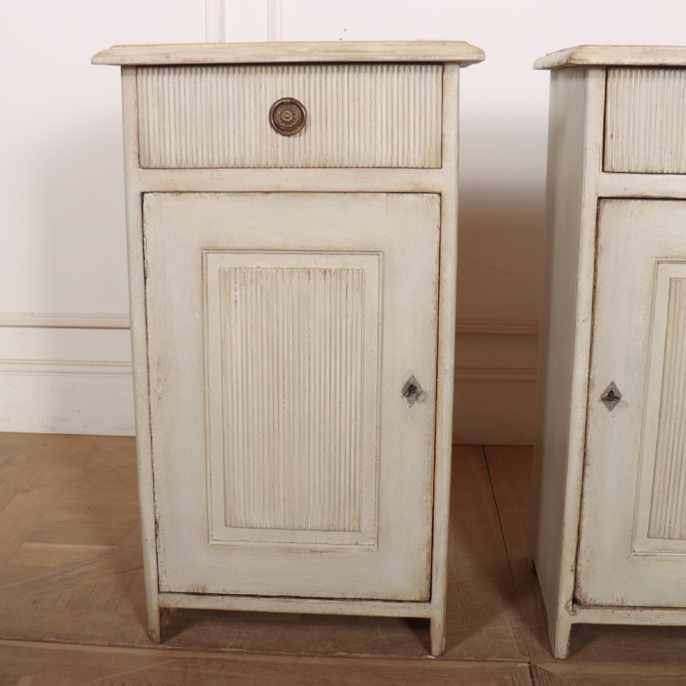 Pair of Scandinavian Bedside Tables View VI