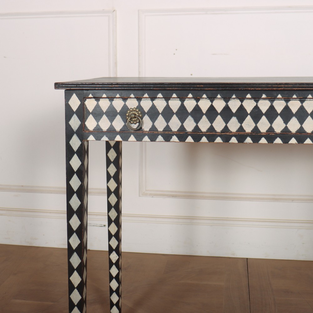 English Decorated Lamp Table View II