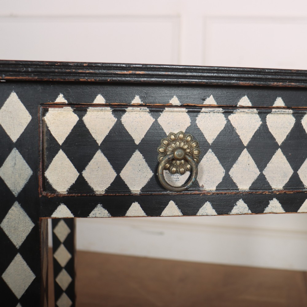 English Decorated Lamp Table View VIII