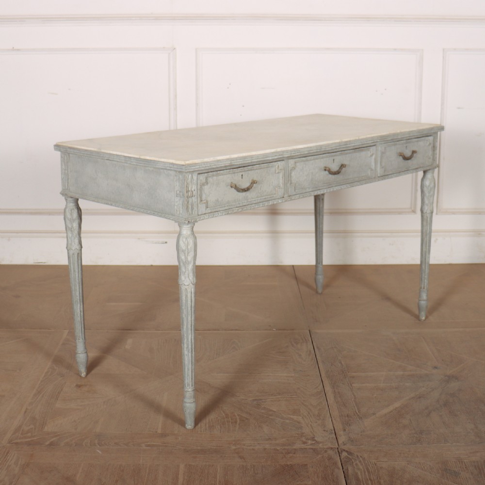 Swedish Painted Writing Table View VII