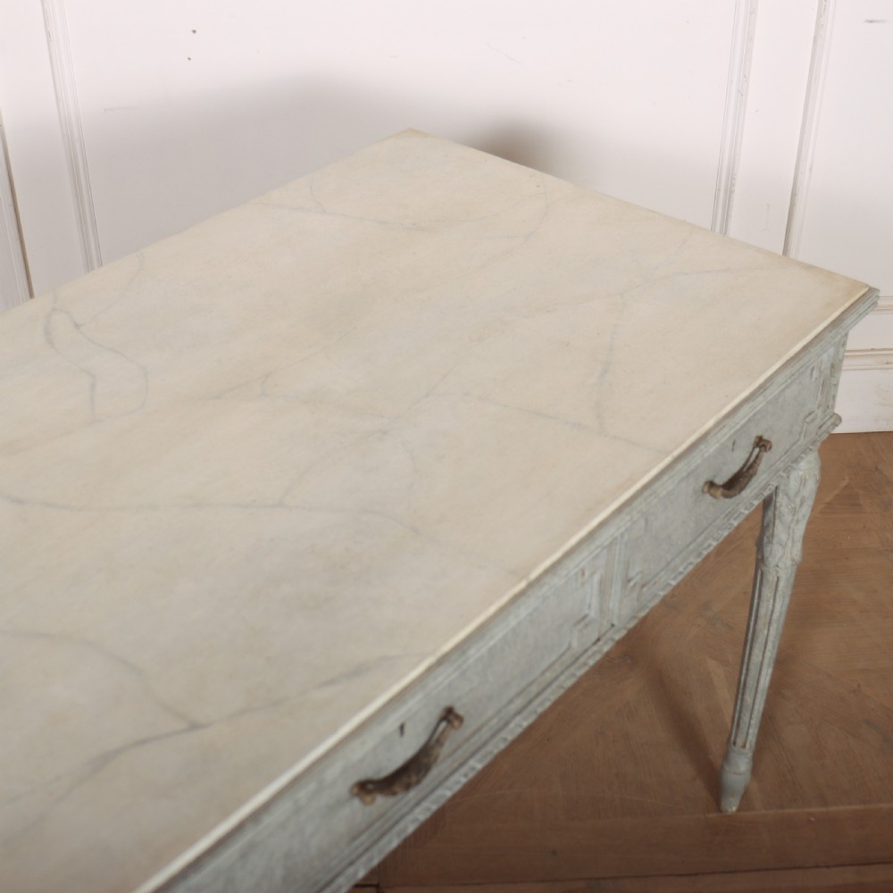 Swedish Painted Writing Table View XI