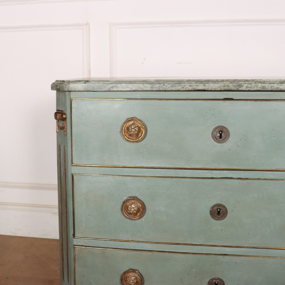 Swedish Marble Topped Commode View II