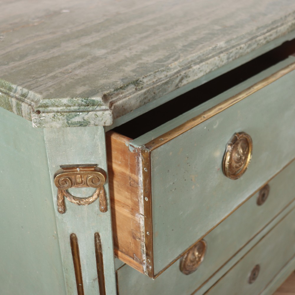 Swedish Marble Topped Commode View X