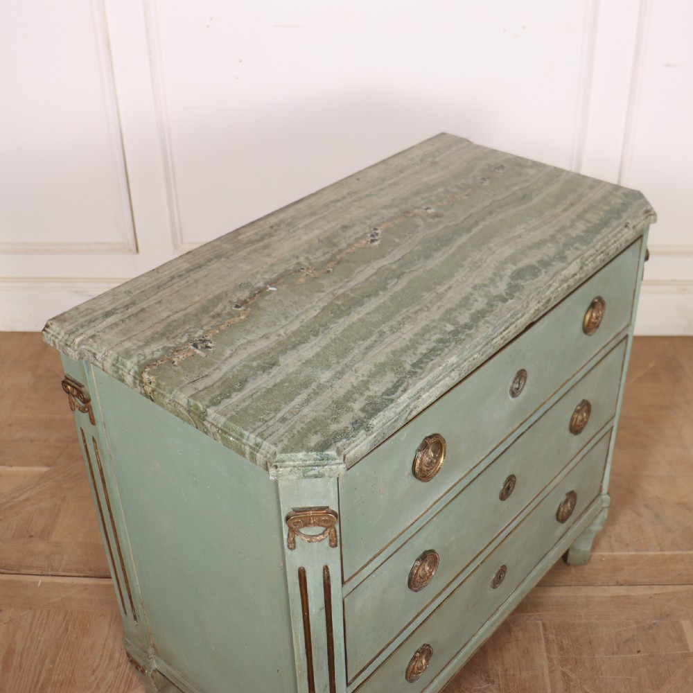 Swedish Marble Topped Commode View XI