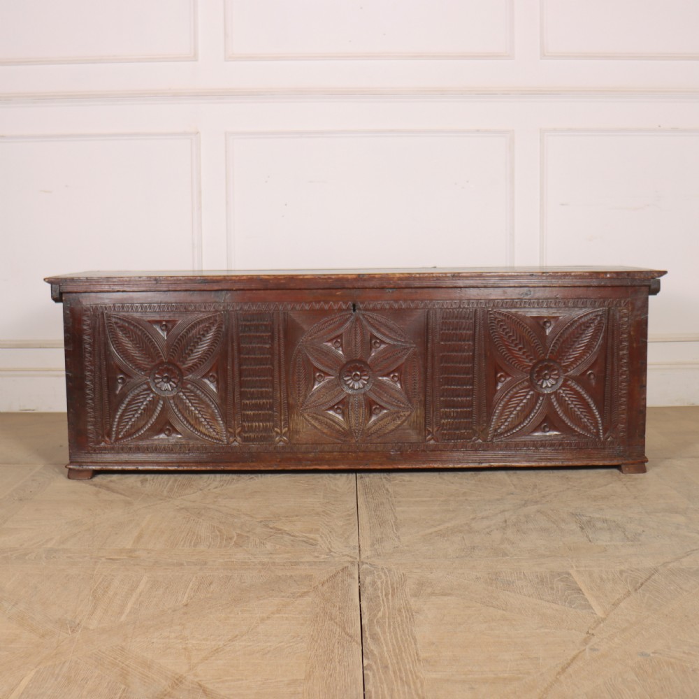 Italian Carved Coffer View II