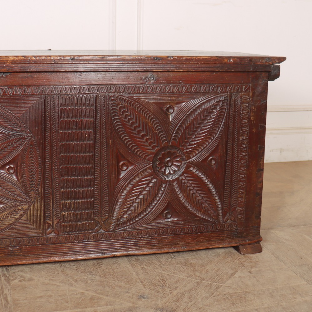 Italian Carved Coffer View V