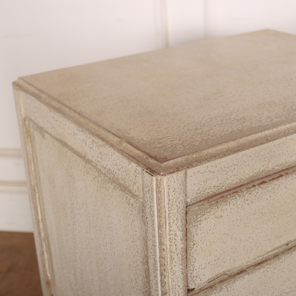 Pair of English Painted Bedside Chests View VII