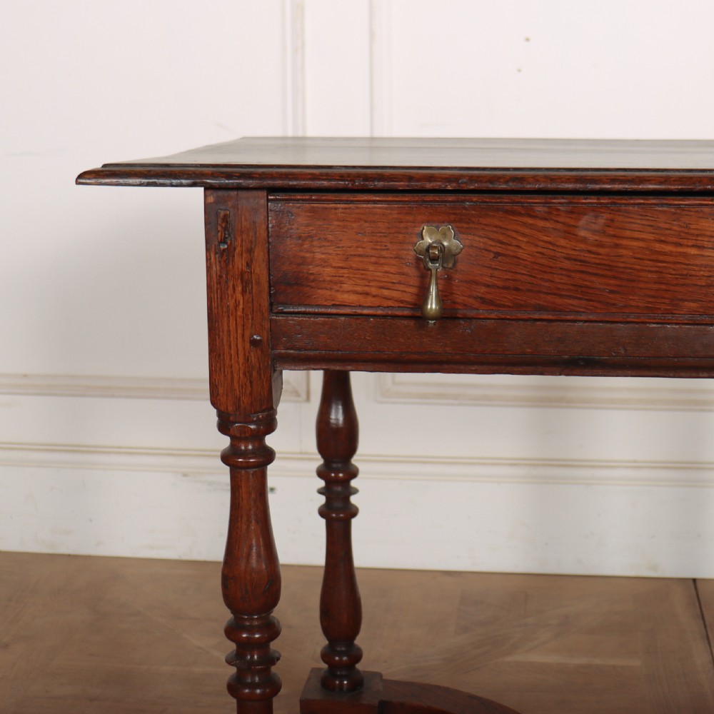 English Oak Side Table View V