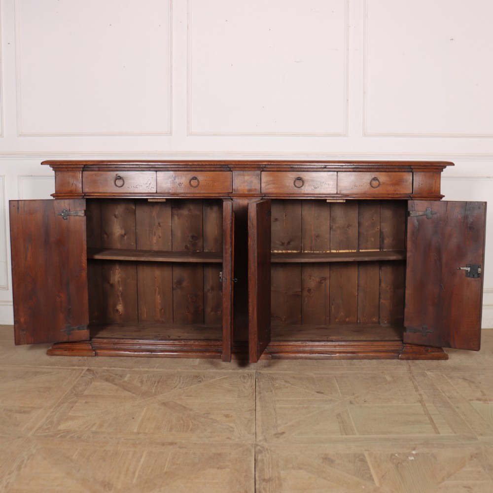 20th Century Italian Elm Buffet View IX