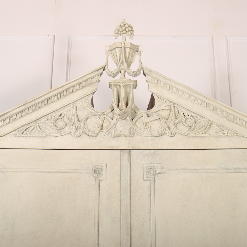 Dutch Painted Linen Cupboard View II