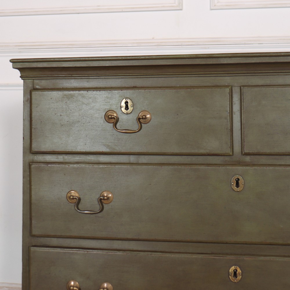 English Painted Chest of Drawers View II