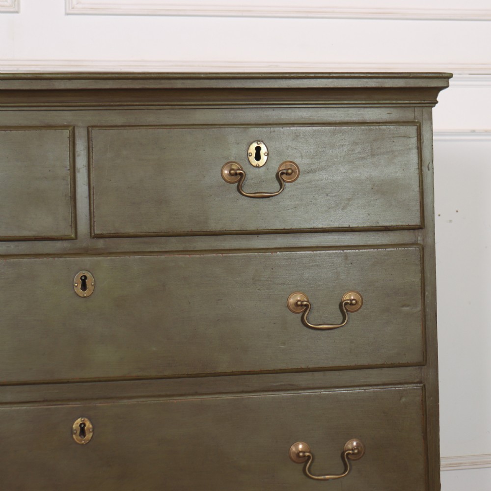English Painted Chest of Drawers View III