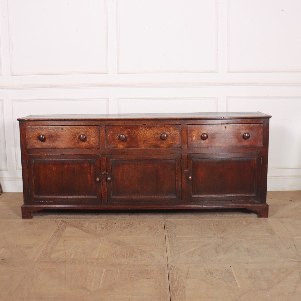 18th Century English Oak Dresser Base