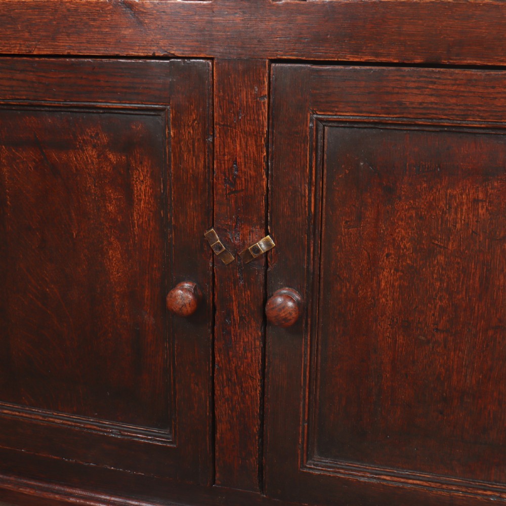 18th Century English Oak Dresser Base View VI