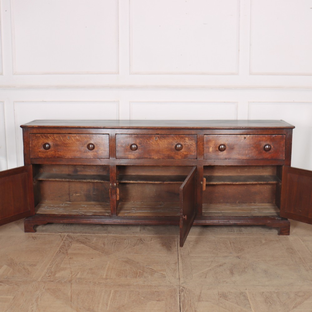 18th Century English Oak Dresser Base View VII