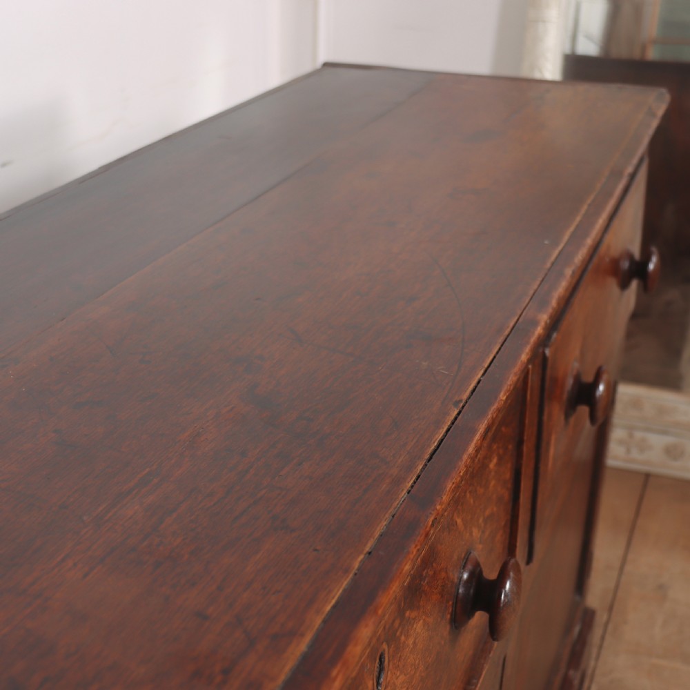 18th Century English Oak Dresser Base View IX