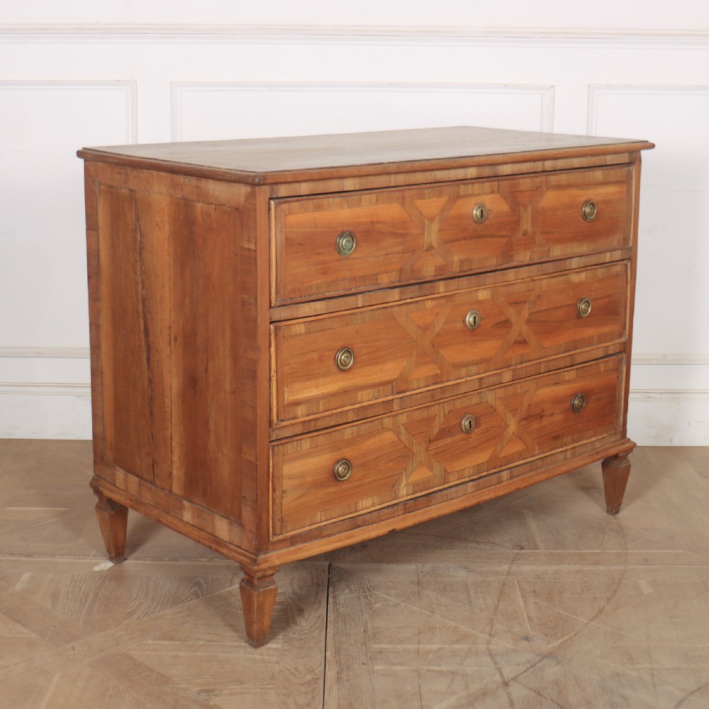 Italian Bleached Walnut Commode View VIII