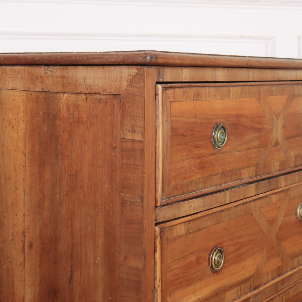 Italian Bleached Walnut Commode View IX