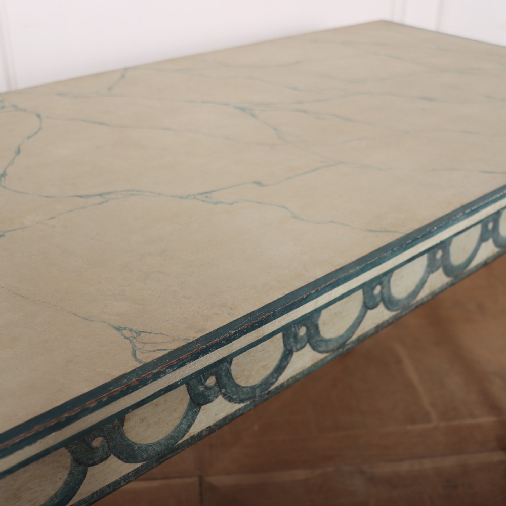 English Painted Console Table View VII