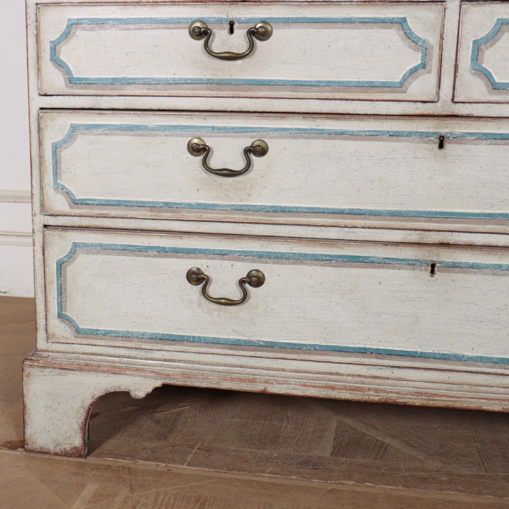 English Painted Linen Press View VI