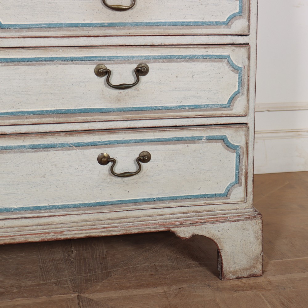 English Painted Linen Press View VIII