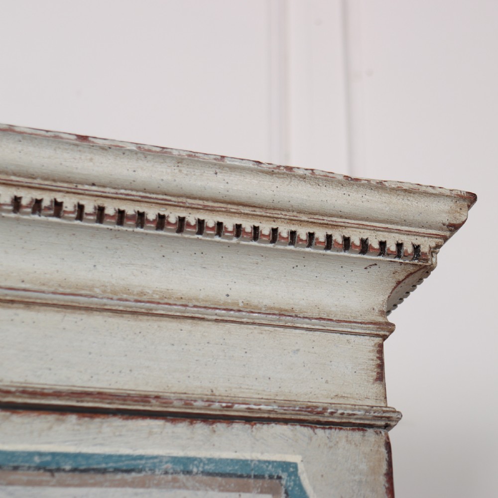English Painted Linen Press View XI