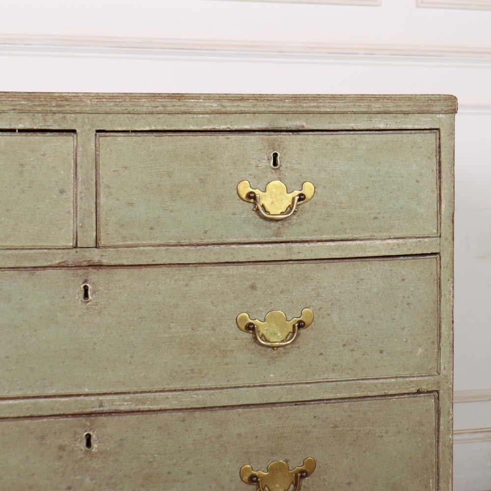 English Painted Chest of Drawers View II