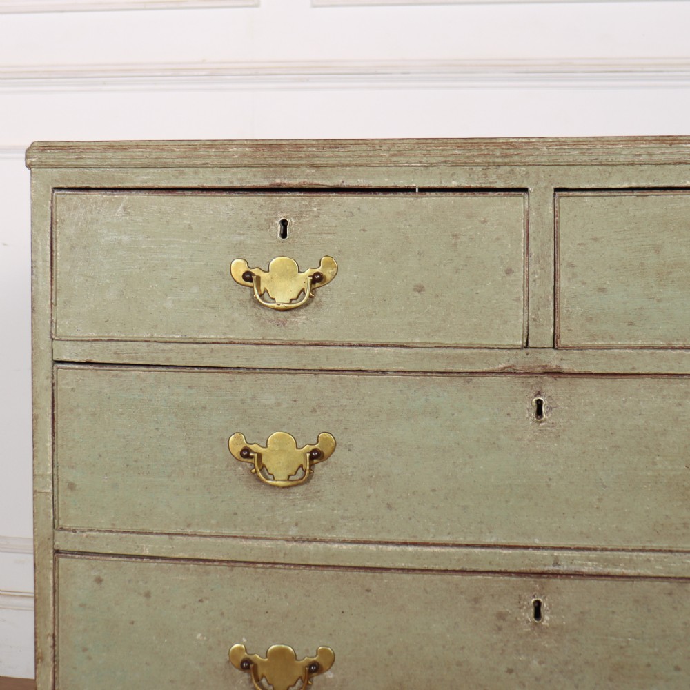 English Painted Chest of Drawers View III