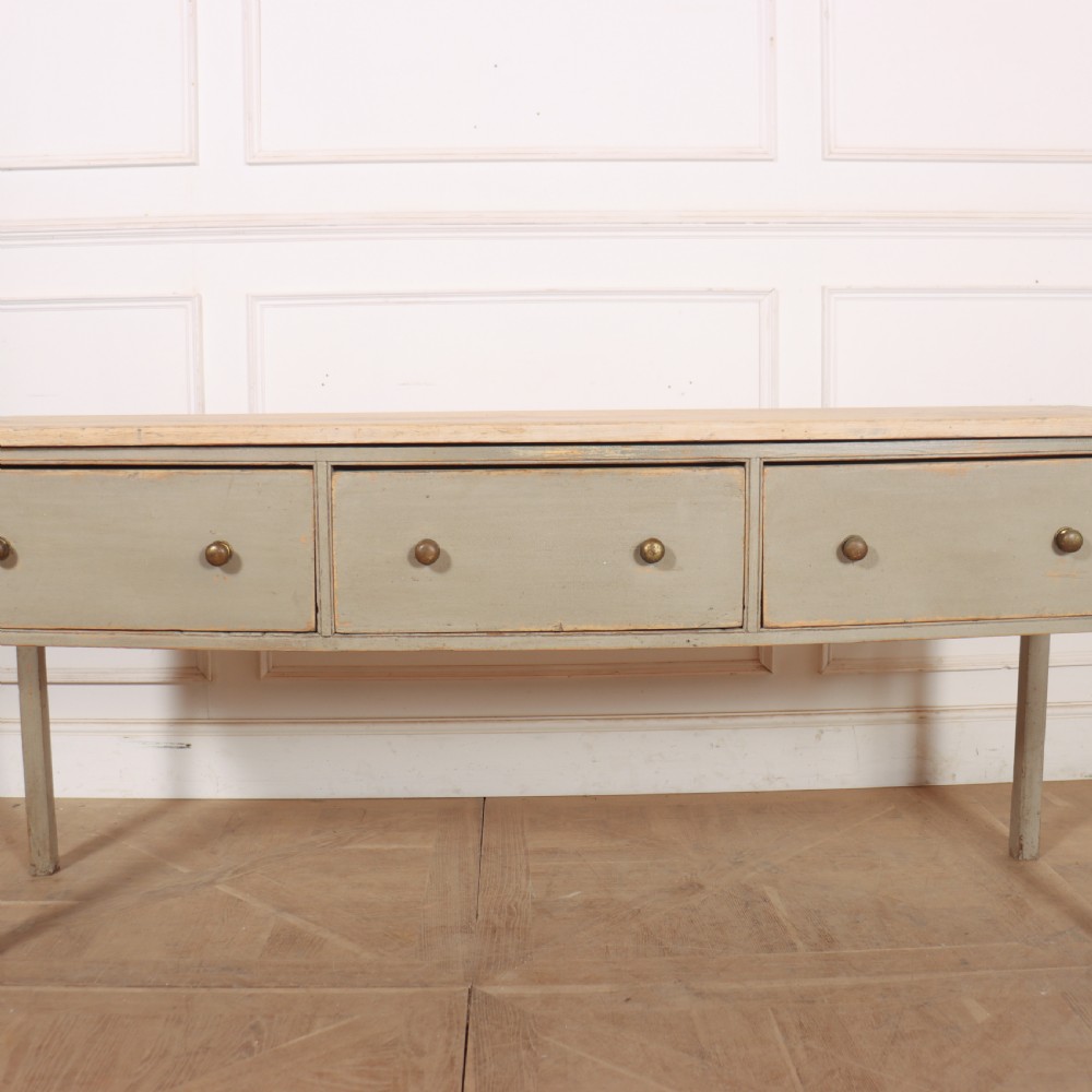 English Painted Dresser Base View III
